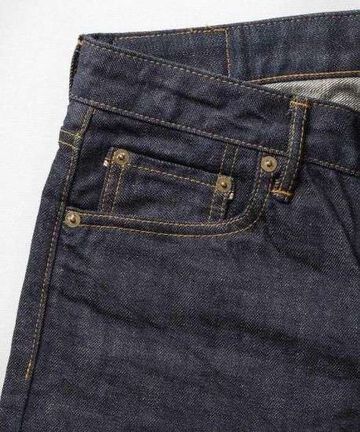 J504 CIRCLE  12.5oz African cotton vintage Selvedge Loose Straight (One washed),, small image number 5