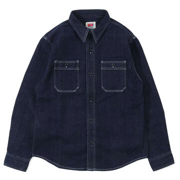 KGR-203 SELVEDGE DENIM WORK SHIRT,, small image number 0