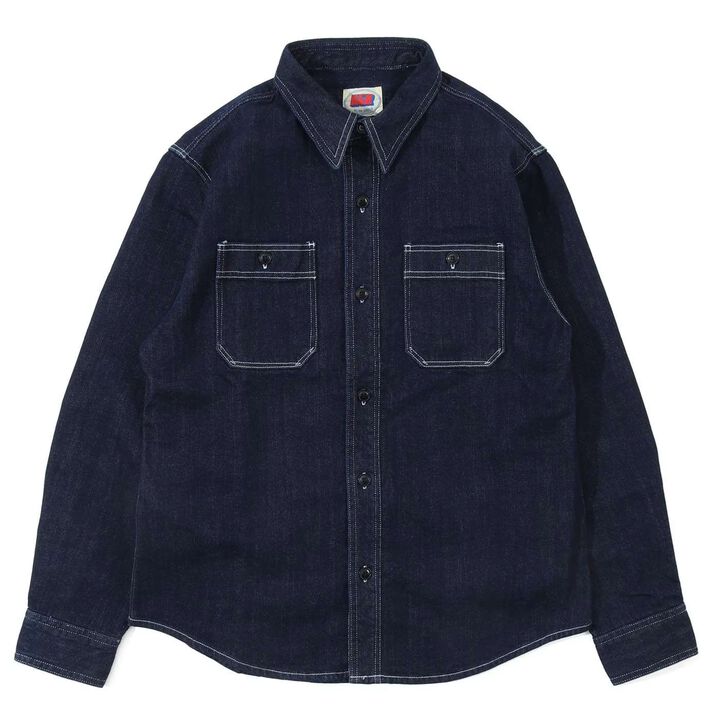 KGR-203 SELVEDGE DENIM WORK SHIRT,, medium