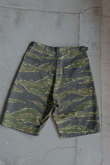 01-7002 FATIGUE SHORT PANTS (Tiger Camo),, small image number 1