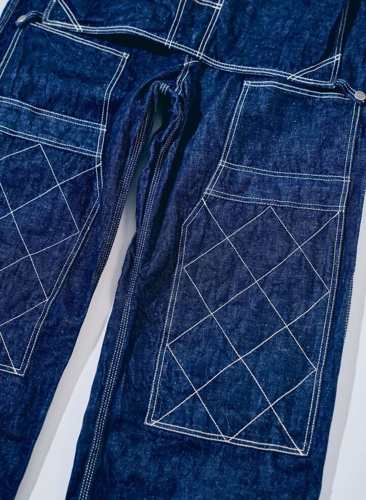 SJOVAL-SC01 10oz Samurai Cotton Denim Overalls,, medium image number 2