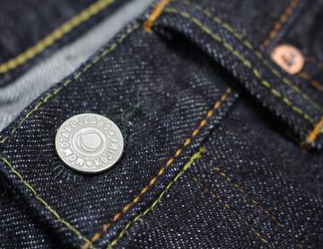 Momotaro Jeans 0105SP 15.7oz Deep Colored Indigo Going to Battle Label narrow tapered,, small image number 5