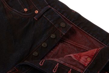 【Pre-Order】D1941 15oz No.100 Bengara-dyed Jeans Regular Straight,, small image number 2