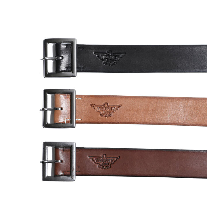 TR-BELT01 Industrial Iron Buckle Leather Belt (BLACK, BROWN, TAN)