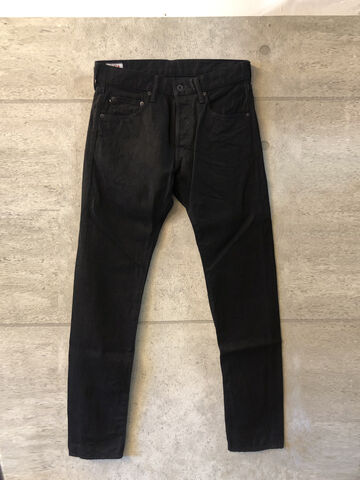 ONI642-13BK 13oz Jet Black Denim Relax Tapered,, small image number 1