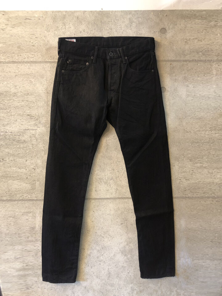 ONI642-13BK 13oz Jet Black Denim Relax Tapered,, medium image number 1