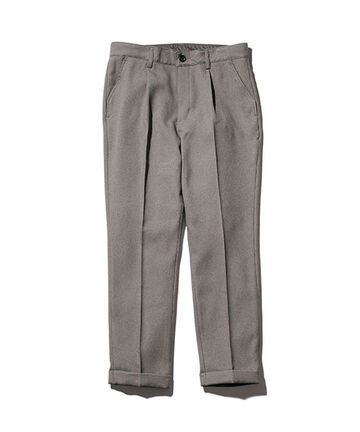 M-18102  / RETORO POLYESTER TWILL / ONE PLEATS STA-PREST TAPERED PANTS,BROWN, small image number 6