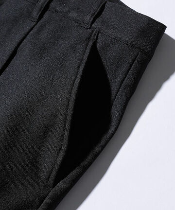 M-18102  / RETORO POLYESTER TWILL / ONE PLEATS STA-PREST TAPERED PANTS,BROWN, small image number 8