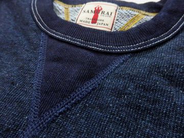 SIS18-101 INDIGO BOTH V GAZETTE HEAVY WEIGHT SWEAT- S,, small image number 2