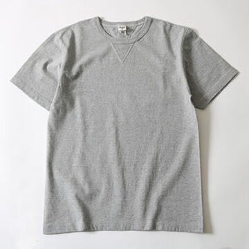 BR-8145 Vintage V Gudget Short Sleeve T-shirts (6 COLORS)-GREY- M,GREY, small image number 0