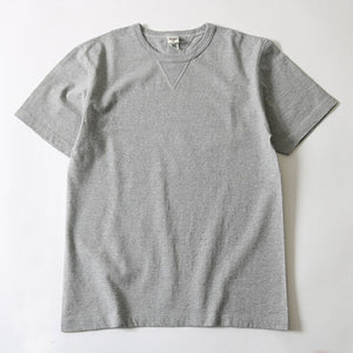 BR-8145 Vintage V Gudget Short Sleeve T-shirts (6 COLORS)-IVORY- M,IVORY, medium image number 0