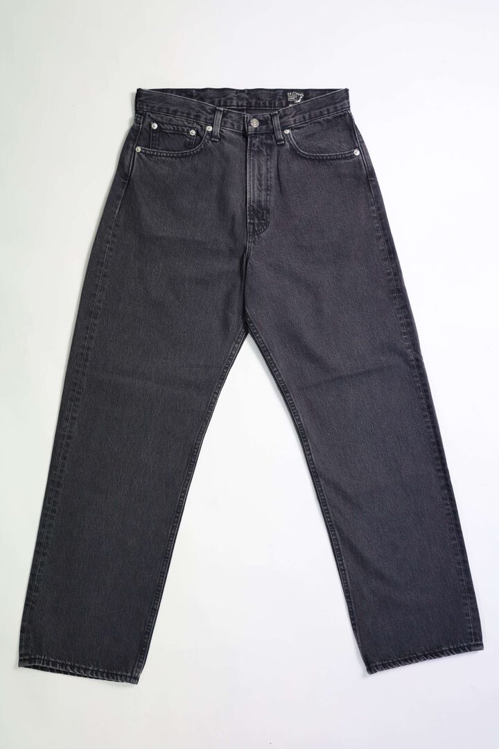 101 DAD'S FIT DENIM PANTS (BK DENIM STONE) 01-1010W-D61S,, medium image number 1