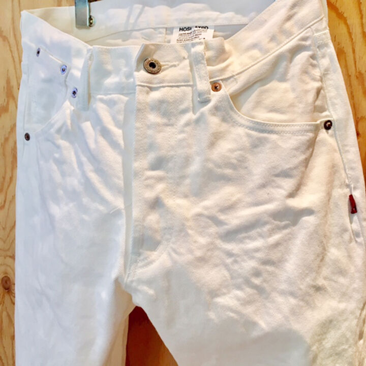 185-0000WAC TYPE 185 REGULAR TAPERED WHITE DENIM (ONE WASH),, medium image number 1