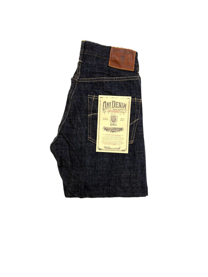 ONI270-LS13.5 13.5oz Long Slab Denim Just Right Straight,, medium