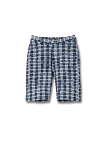 【Pre-Order】1918 INDIGO NORAGI SASHIKO Shorts,INDIGO, small image number 0