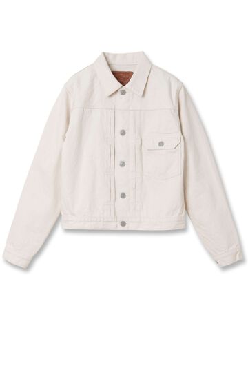 SDL-411E 1st Type White Denim Jacket,, small image number 0