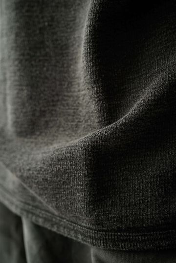 【CAPERTICA】CAP708CS04-ND Natural Dyed Linen Heavy Jersey / Asymmetry Tee,KAKISHIBU, small image number 8