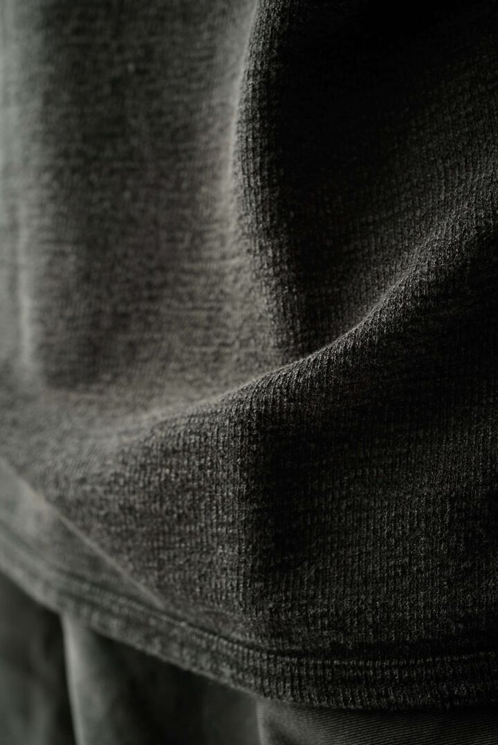 【CAPERTICA】CAP708CS04-ND Natural Dyed Linen Heavy Jersey / Asymmetry Tee,KAKISHIBU, medium image number 8