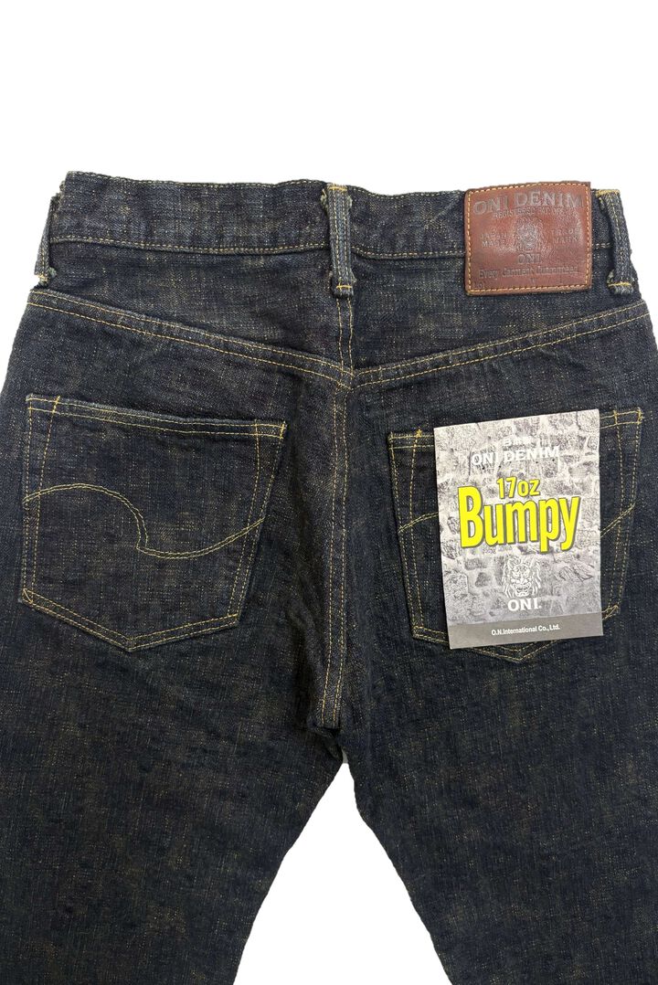 ONI-277Bumpy-草木 (Kusaki) 17oz Bumpy Denim Just Right Straight,, medium image number 3