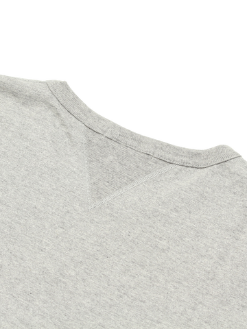 BR-8145 Vintage V Gudget Short Sleeve T-shirts (6 COLORS)-GREY- M,GREY, small image number 8