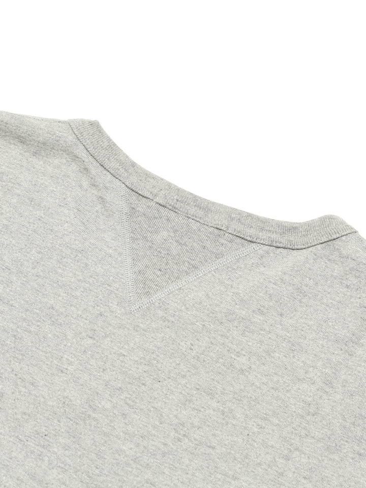 BR-8145 Vintage V Gudget Short Sleeve T-shirts (6 COLORS)-GREY- M,GREY, medium image number 8