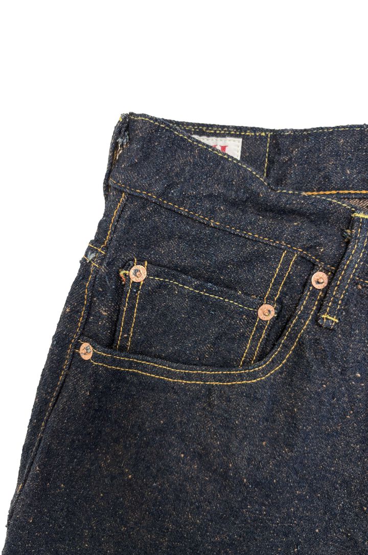 ONI222CCD-MOCA 15oz Crushed Concrete Denim Weft: Moca Super Wide Straight,, medium image number 6