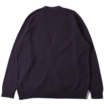 BR-25227 7G RECYCLE/C CARDIGAN,PURPLE, small image number 2