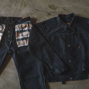 TCB Late S40's Jeans BKBK 14oz,, small image number 0