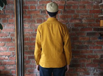 TR21AW-403 Machine Age Flannel Shirts-MUSTARD-L,MUSTARD, small image number 13