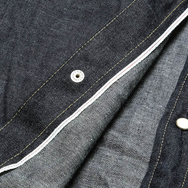BURGUS PLUS - 8oz Denim Western Shirt - HBP-301WS-M,, medium image number 7