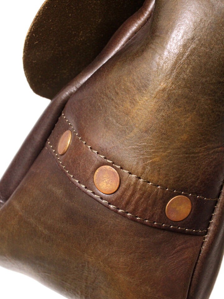 VS-248L LEATHER POSTMAN SHOULDER BAG TYPE-1 (OLIVE),, medium image number 6