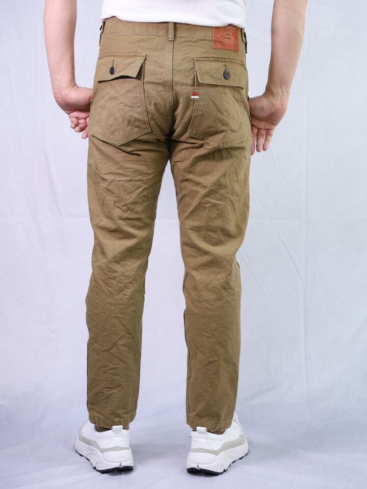 YO0905BKRBRK 25oz Utility Pants Brown Khaki,, medium image number 3