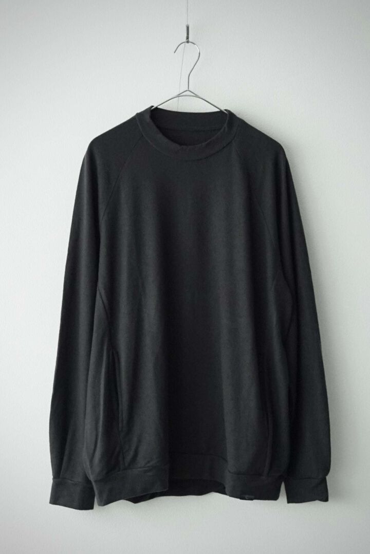 【CAPERTICA】711CS26 Super 140s Washable Wool MW_Jersey Wool Sweat 2026,OLIVE, medium image number 16