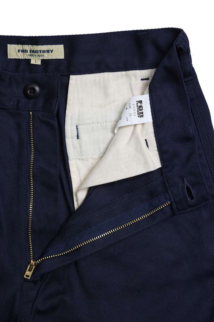 F0535 CLASSIC TROUSERS WORK TWILL,NAVY, medium image number 2