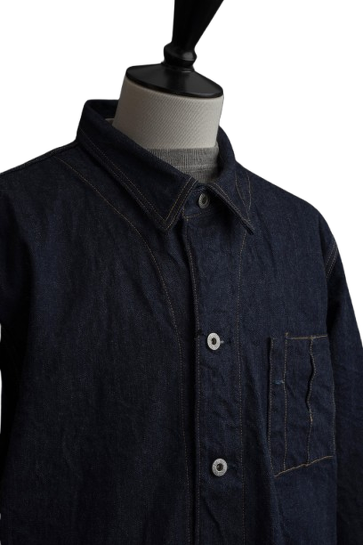 XX604 (001) 12oz Natural Indigo Selvedge Denim – Coveralls, 100% Organic Cotton from Five Continents,, medium image number 2