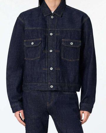 JMGJ1201 14oz Selvedge Type 2 Denim Jacket,, small image number 0