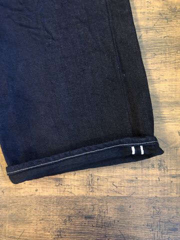 ONI200-14BLK 14oz Oni Denim (Weft: Black) Wide Straight,, small image number 4