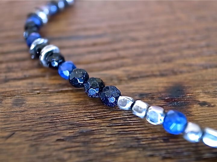 11AHK-671 56cm 'lapis & blue gold',, medium image number 2