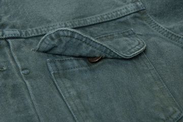 【Pre-Order】D4672 14oz Indigo Green Denim Jacket,, small image number 6