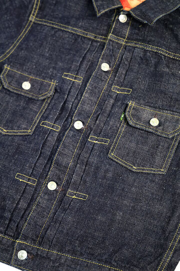 F2378 14OZ G3 DENIM 2ND JACKET-One Wash-38,, small image number 6