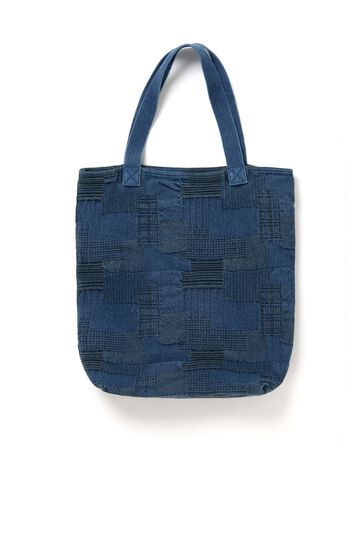7579 Indigo Jacquard Boro Bag,INDIGO, small image number 0