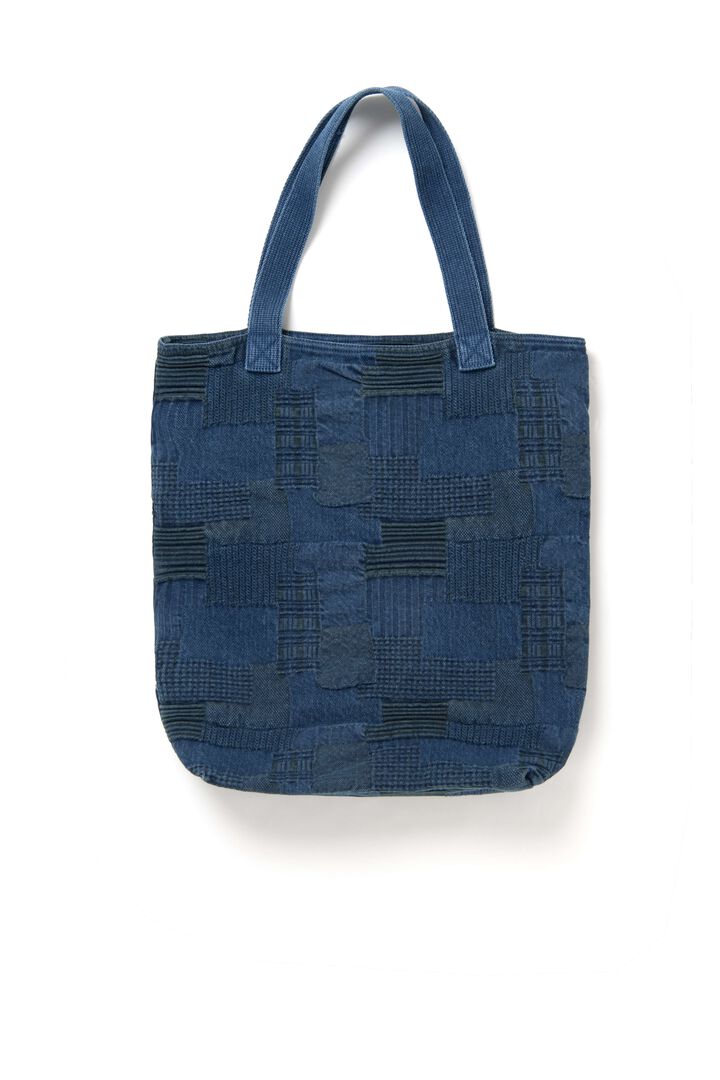 7579 Indigo Jacquard Boro Bag,, medium