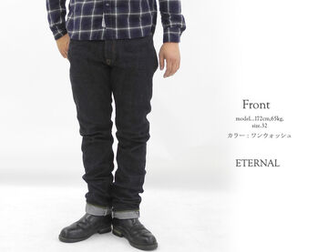891 &nbsp;Selvedge5 pocket tapered zip fly denim pants (&nbsp;One Washed),, small image number 9