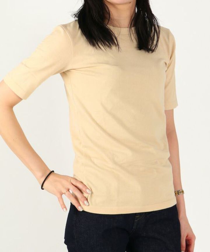 GC510101 half sleeve t-shirt-BLK-1,BLK, medium image number 8