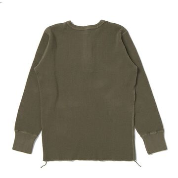 9937 Heavy thermal Henry long-sleeved T-shirt,WHITE, small image number 3