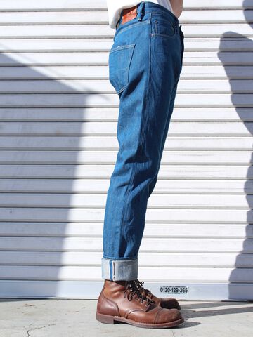 KHT 13oz "Kaze" Fade Blue High Tapered-One washed-28,, small image number 1