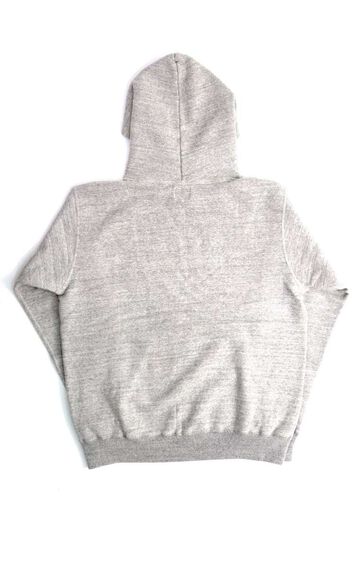 03-0016 LOOP WHEEL HOODED SWEAT SHIRT 64HEATHER GRAY,, small image number 1