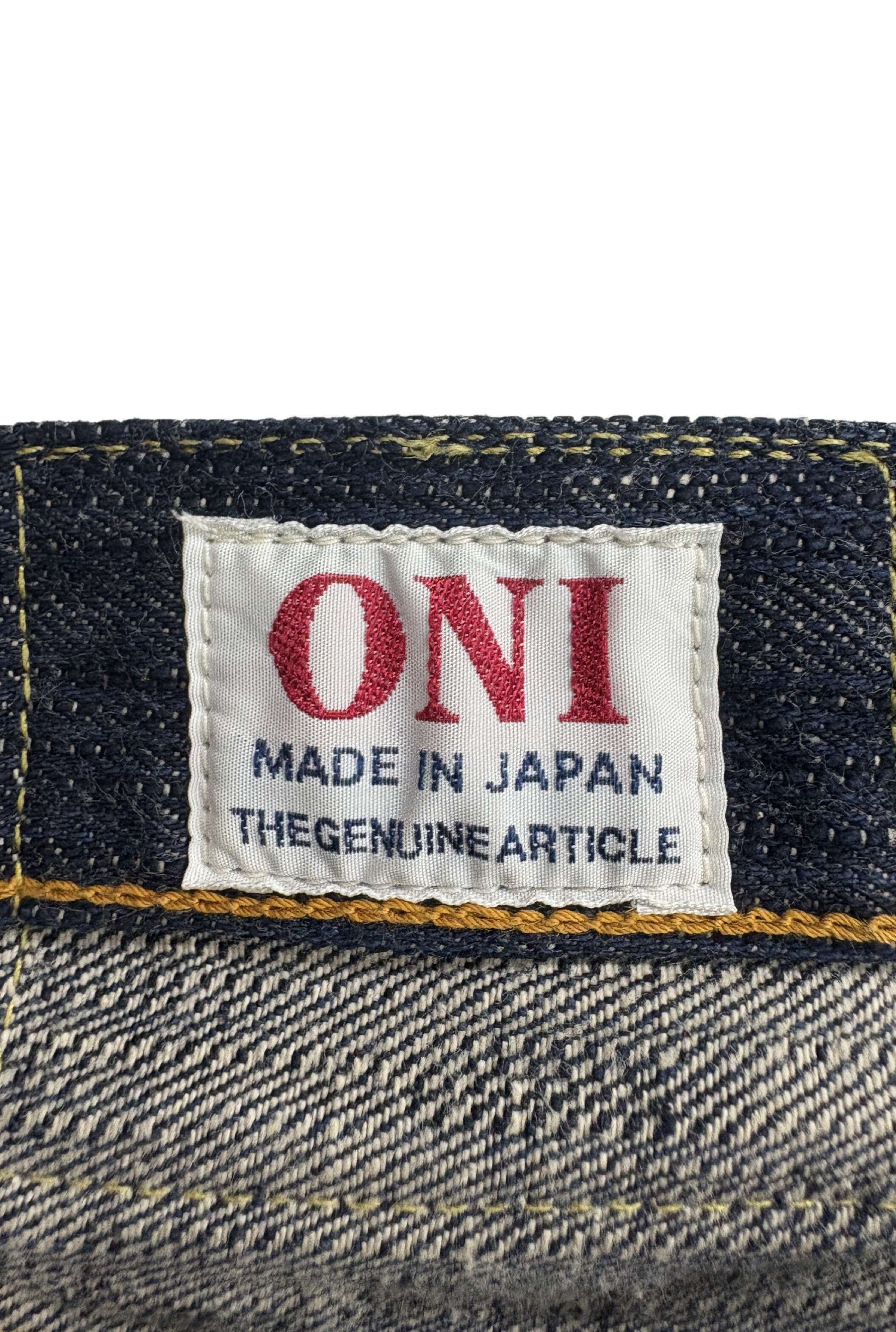 DENIMIO | ONI822-鬼KASE 16oz Natural Indigo ONIKASE Super Wide Tapered