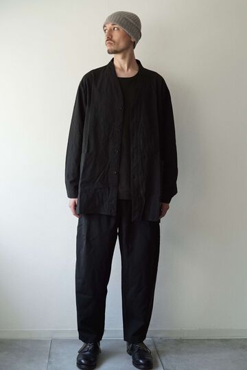 244SH06 GV-Poplin / Cardigan Shirts,LOGWOOD BLACK, small image number 5