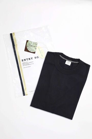 ENTRY SG. &times; DENIMIO Collaboration ESGDM01 STANDARD "Tsuri-ami" T-shirt (WHT,BLK),WHITE, small image number 22